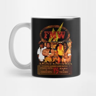 FMW - Flaming Barbed Wire Match Mug